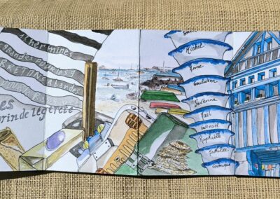 Mathilde Guillot illustration, aquarelle, carnet de voyage