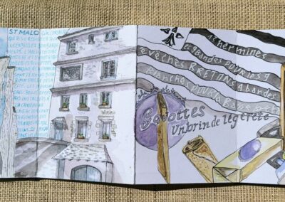 Mathilde Guillot illustration, aquarelle, carnet de voyage