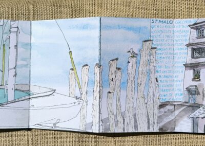 Mathilde Guillot illustration, aquarelle, carnet de voyage