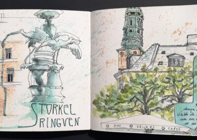 Mathilde Guillot illustration, aquarelle, carnet de voyage