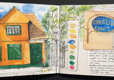 Mathilde Guillot illustration, aquarelle, carnet de voyage