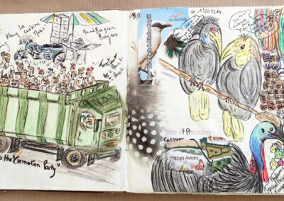 Mathilde Guillot illustration, aquarelle, carnet de voyage