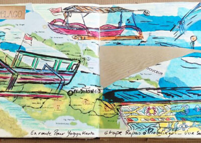 Mathilde Guillot illustration, aquarelle, carnet de voyage