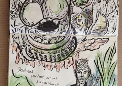 Mathilde Guillot illustration, aquarelle, carnet de voyage