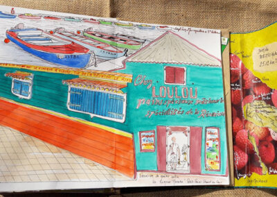 Mathilde Guillot illustration, aquarelle, carnet de voyage