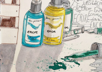 Mathilde Guillot illustration, aquarelle, carnet de voyage