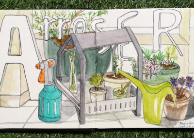 Mathilde Guillot illustration, aquarelle, carnet de voyage