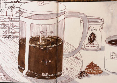 Mathilde Guillot illustration, aquarelle, carnet de voyage