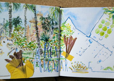 Mathilde Guillot illustration, aquarelle, carnet de voyage