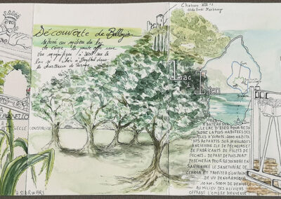 Mathilde Guillot illustration, aquarelle, carnet de voyage