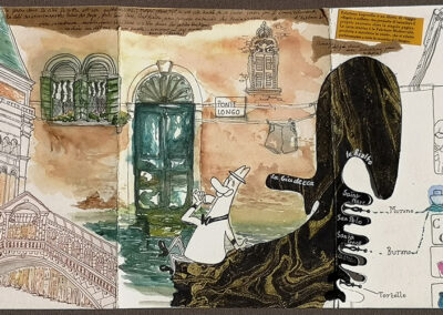 Mathilde Guillot illustration, aquarelle, carnet de voyage