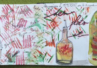 Mathilde Guillot illustration, aquarelle, carnet de voyage