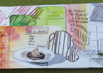 Mathilde Guillot illustration, aquarelle, carnet de voyage