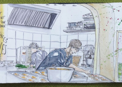Mathilde Guillot illustration, aquarelle, carnet de voyage