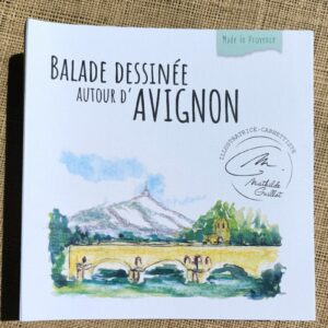 carnet de voyage aquarelle Avignon