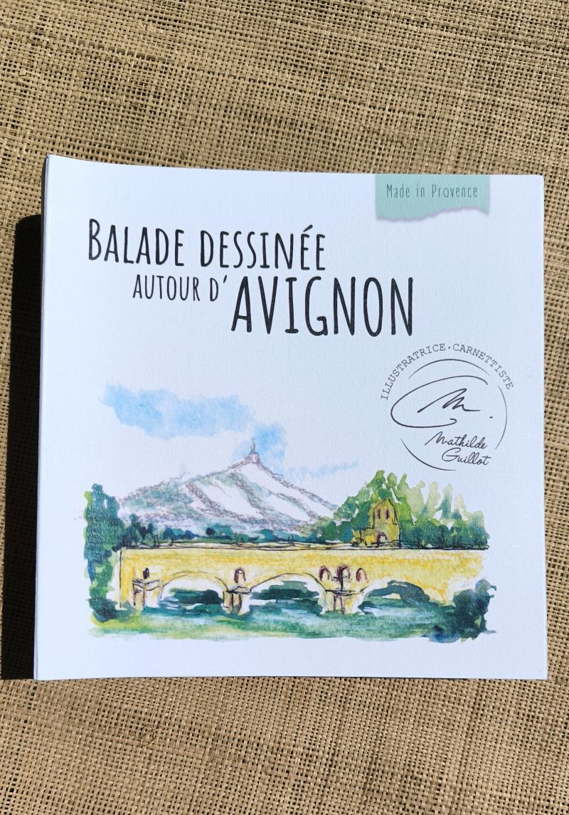 carnet de voyage aquarelle Avignon